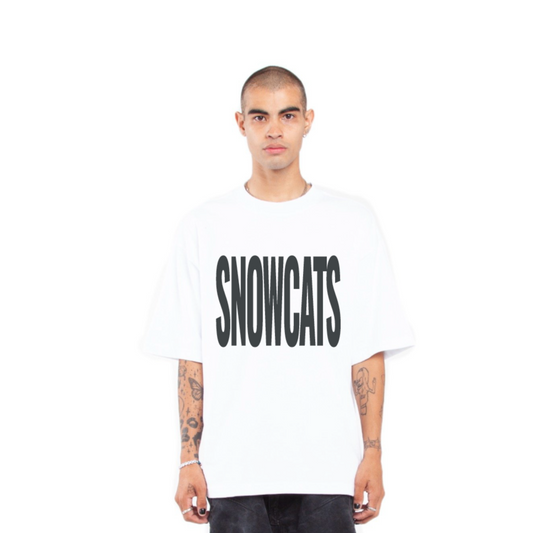 Snowcats Cool and Calm White T-Shirt